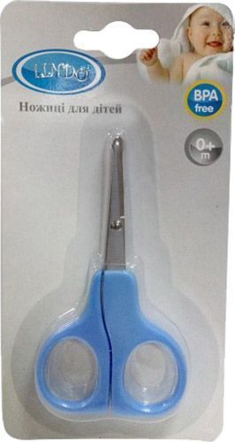 Ножиці манікюрні Lindo Li 803 Блакитні 8850215008030