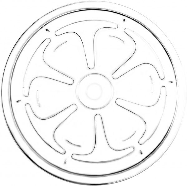 Поддон пластиковый Prosperplast COUBI круглый (19631) прозрачный 