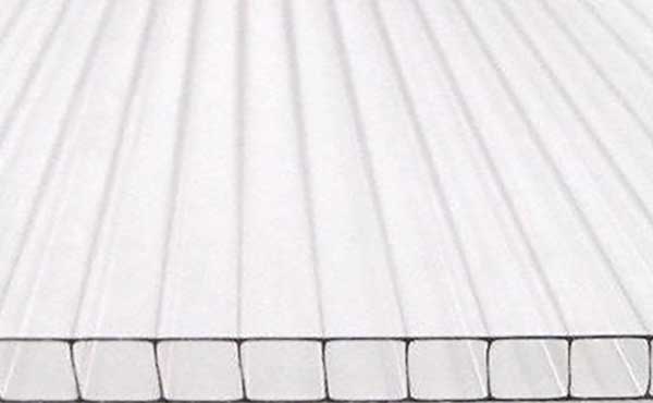 Поликарбонат сотовый Sototherm 1УФ ПК 6 мм 2000x1050 мм прозрачный