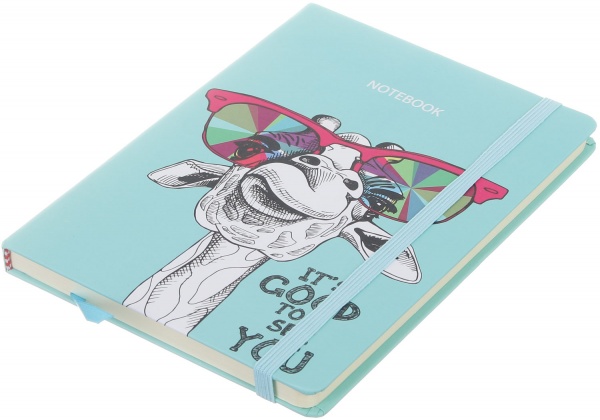 Книга для записей Жираф в очках А5 96 листов