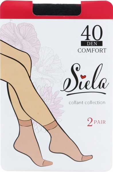 Шкарпетки SIELA COMFORT 40 den р. 23-25 чорний 