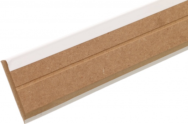 Плінтус білий мілан 2440х60x16 мм 