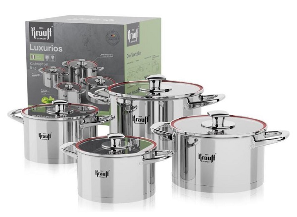 Набор кастрюль Krauff Luxurios 8 предметов 26-238-043
