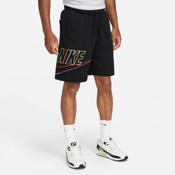 Шорты Nike CLUB+ SHORT BB MCF DX0801-010 р. M черный