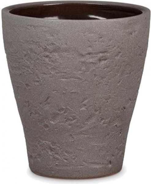 Кашпо для орхідей Scheurich круглий сірий камінь 
