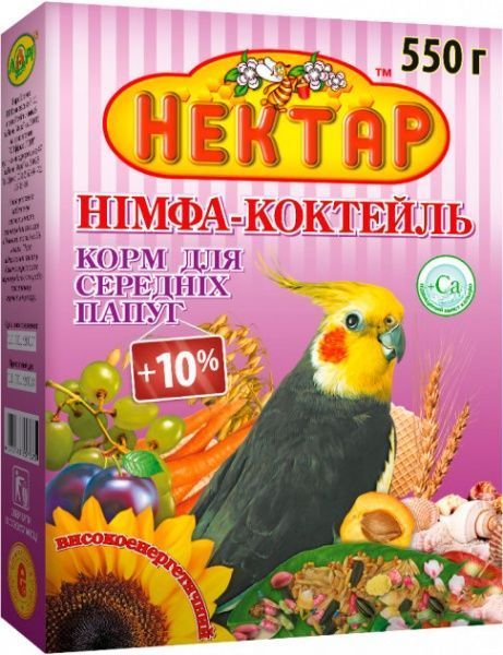 Корм Нимфа Коктейль 550 г