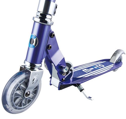 Самокат Micro Mobillity Systems Micro Sprite blue stripe ультрамариновый SA0177 