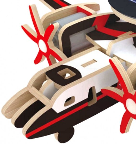 Конструктор Robotime самолет раннего предупреждения на солнечых батарейках P340S