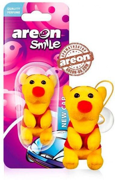 Ароматизатор підвісний АРЕОН Смайл іграшки Новий автомобіль