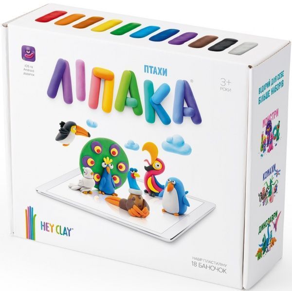 Интерактивный пластилин Липака Птицы 523589