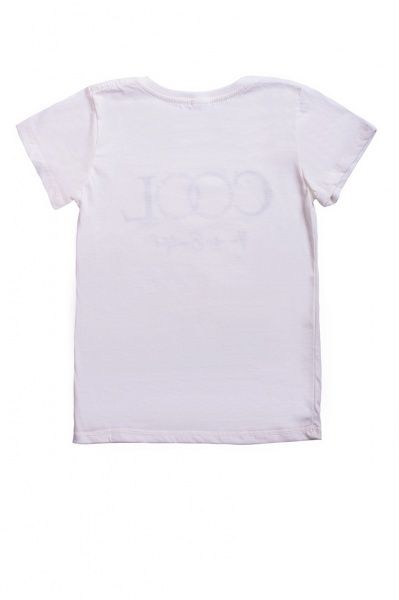 Футболка для дівчинки Luna Kids з принтом Cool р.140 білий 