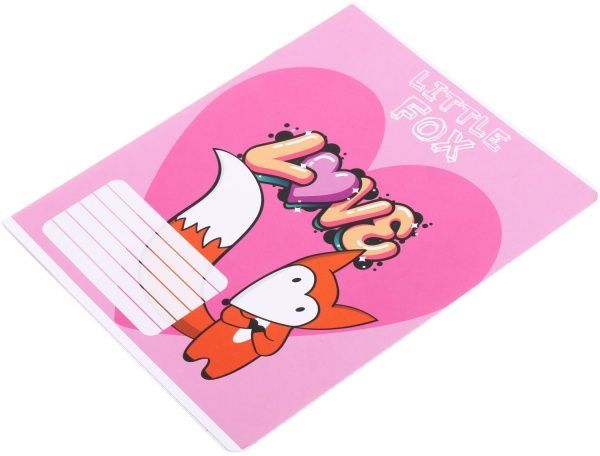 Тетрадь школьная Fox 12 листов клетка