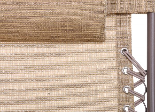 Шезлонг раскладной UP! (Underprice) HYC-201B коричневый 74x84 см 