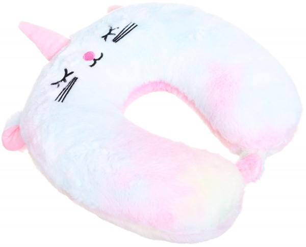 Подушка дорожная Единорог 30х30 см разноцветная Luna