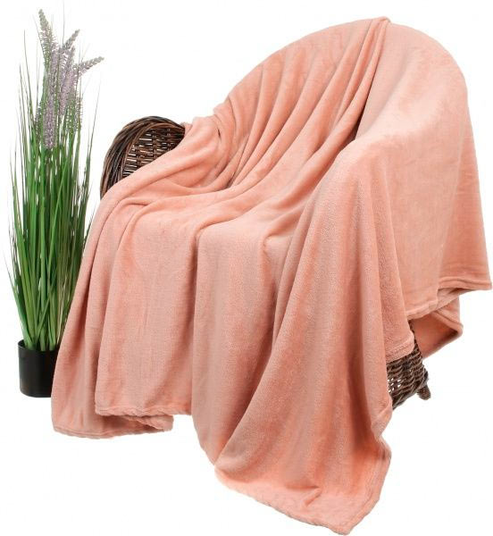 Плед Basic 200x220 см коралловый La Nuit 