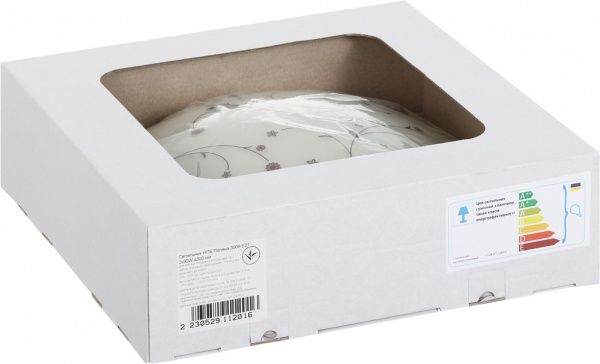 Світильник настінно-стельовий УТ Сяйво НПБ Галявина 2x60 Вт E27 бежевий 3009 