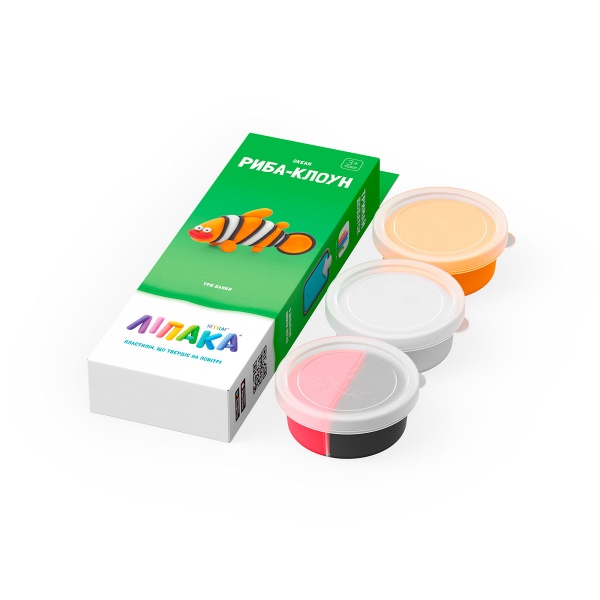 Набор пластилина Lipaka Океан Рыба-клоун 30058-UA01