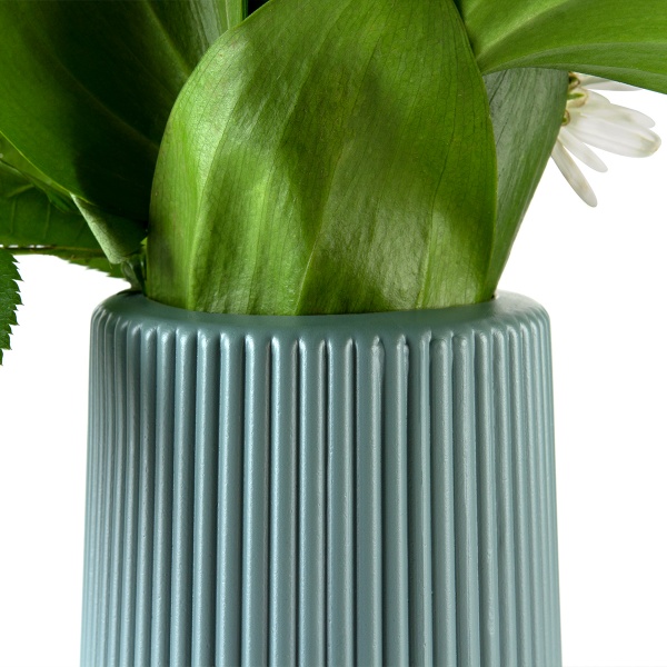 Ваза пластиковая MVM DH-FLOWERS-05 BLUE 23 см 