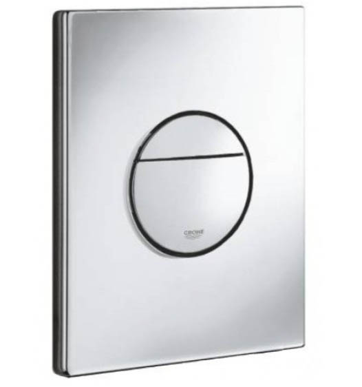 Комплект инсталляции Grohe SOLIDO без верхней перекладины с круглой кнопкой хром глянцевый