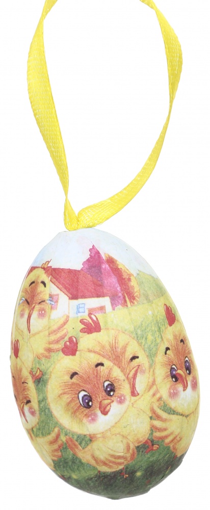 Украшение пасхальное Яйца 4х6 см в ассортименте B106-B1WX