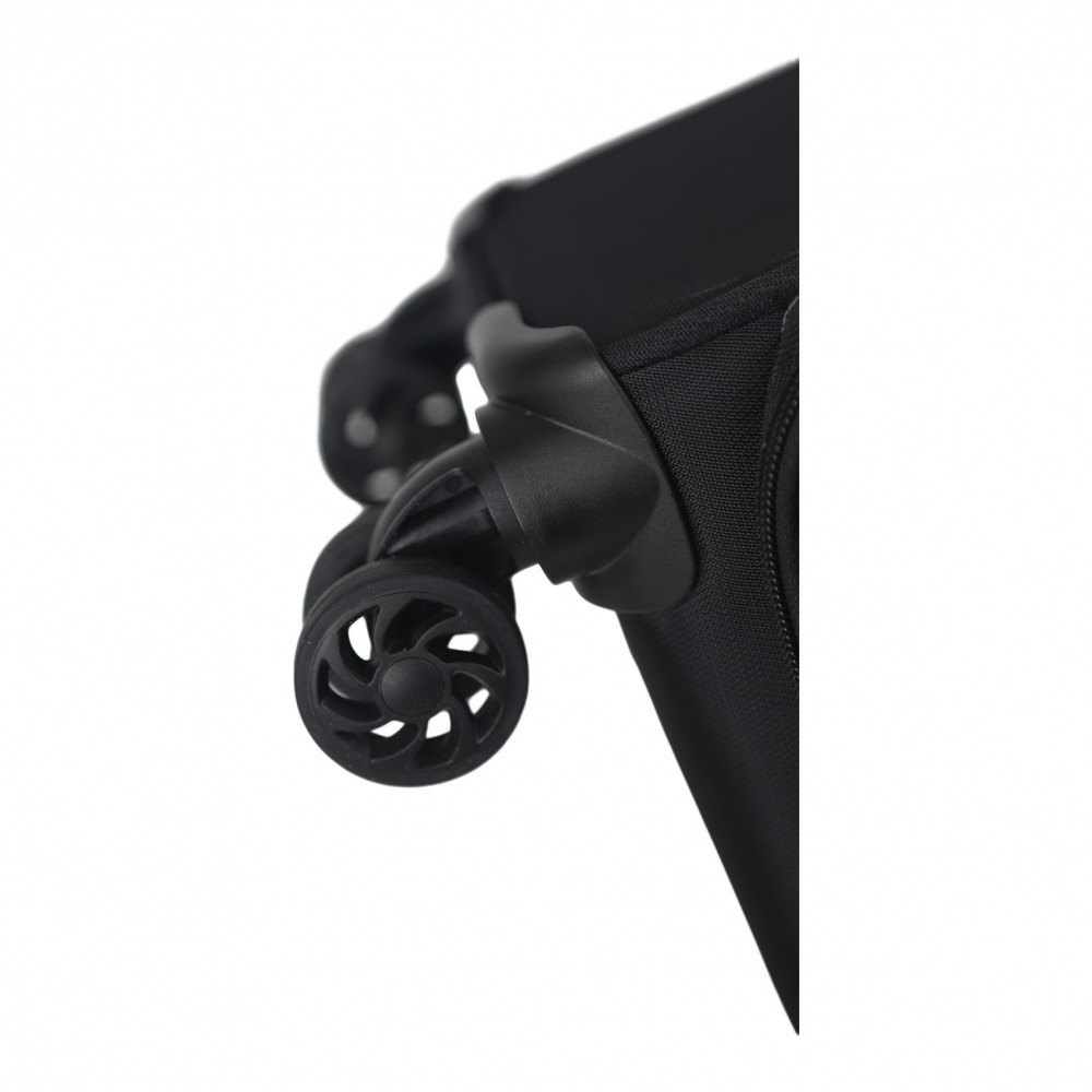 Чемодан Compass №220916 L черный 71x46x23/24,5 см