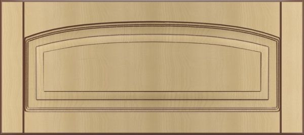 Фасад для кухні Грейд-Плюс Клен світлий патина №420 355x796 Вінтаж