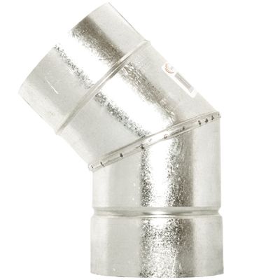 Коліно моно 0,55 мм оц Ф200 мм 45°Versia-Lux 