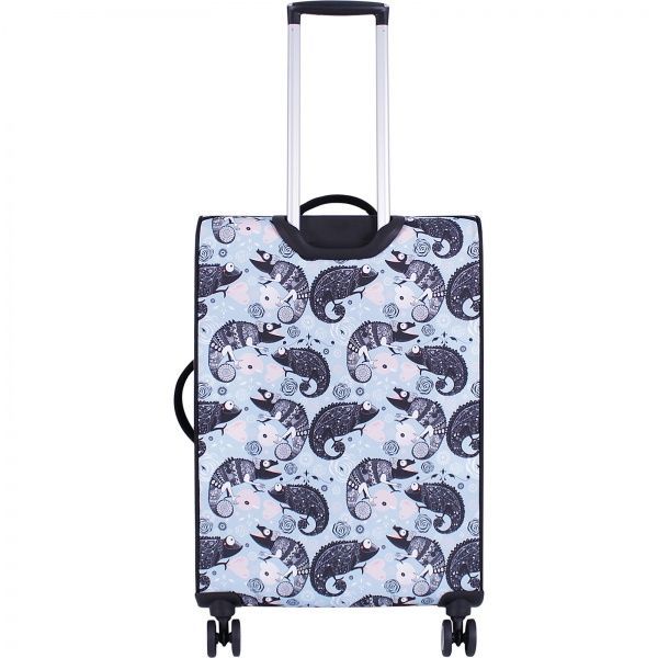 Чемодан Bagland Леон 70 л голубой 656 (0037966244) 