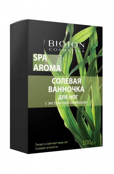 Солевая ванночка Bioton с экстрактом ламинарии 100 г