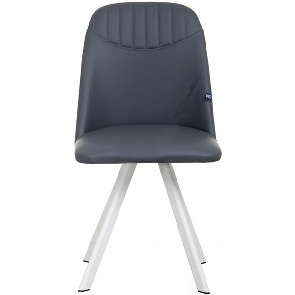 Стул Nowy Styl Milana 4L white (BOX-2) (CH) Eco-70 серый