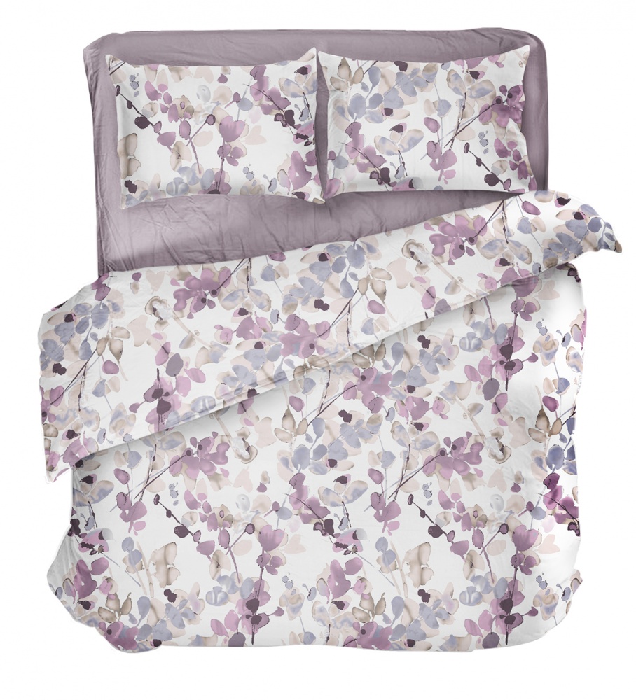 Комплект постільної білизни Serene Leaves 2,0 із принтом UP! (Underprice)