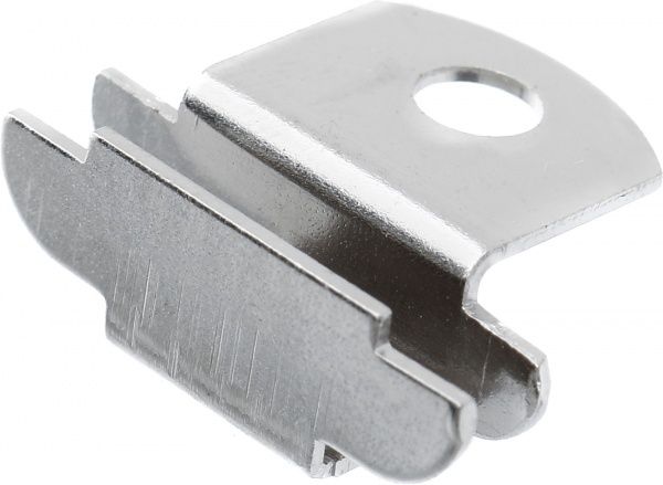 Клипса-держатель Element System для U-кронштейна односторонняя серый металлик