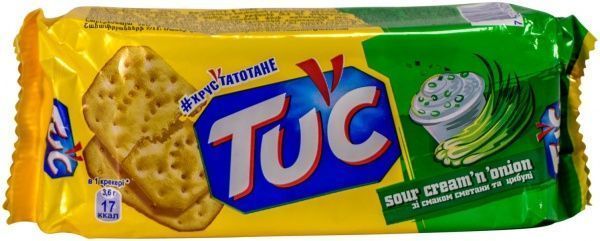 Крекер TUC солоний сметана-цибуля 100 г (639101) 