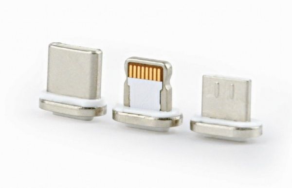 Кабель Cablexpert 1 м білий (CC-USB2-AMLM31-1M) USB 2.0 BM-тато/Lightning/Micro/Type-C USB 