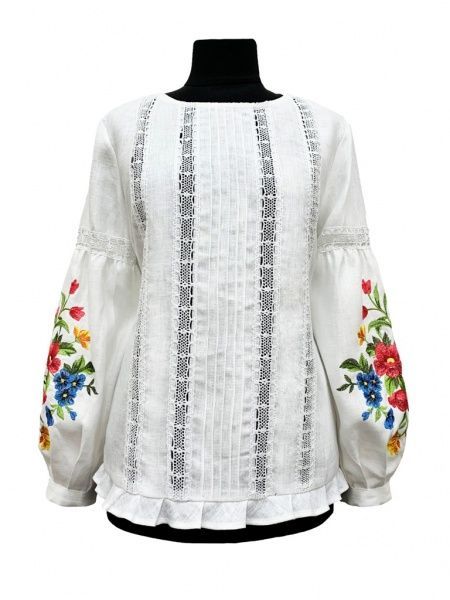 Блуза Галерея льна Светлана р. 50 белый 9081/50/101 