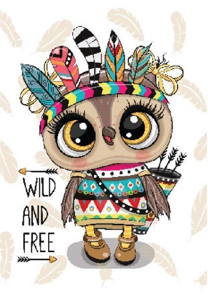 Постер Сова (Wild and free) Posterclub 