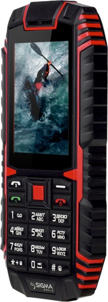 Мобильный телефон Sigma mobile X-treme DT68 black/red Sigma mobile X-treme DT68 blac