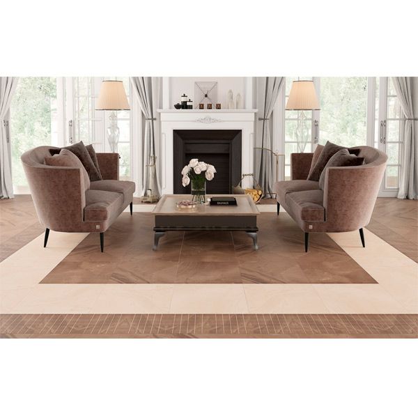 Грес Golden Tile Crystal 921520 600x600 мм бежевий