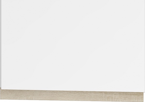 Шкаф верхний под вытяжку модифицированный МС Джетта 60х36х31,7 см, белый бриллиант/дуб сонома Грейд