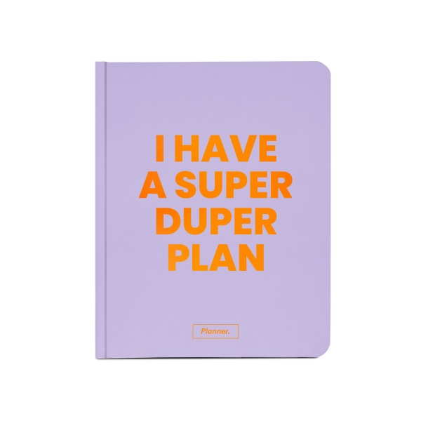 Планер I Have A Super Duper Plan Violet Orner