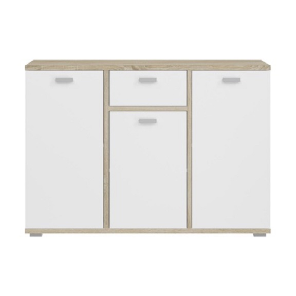 Комод Космо 3Д1Ш 1200х841х480 дуб сонома /белый 