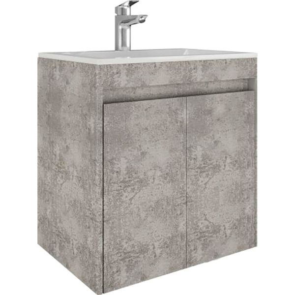 Тумба подвесная Water House Preference N1 60 МДФ базальт лофт под умыв.Como 60