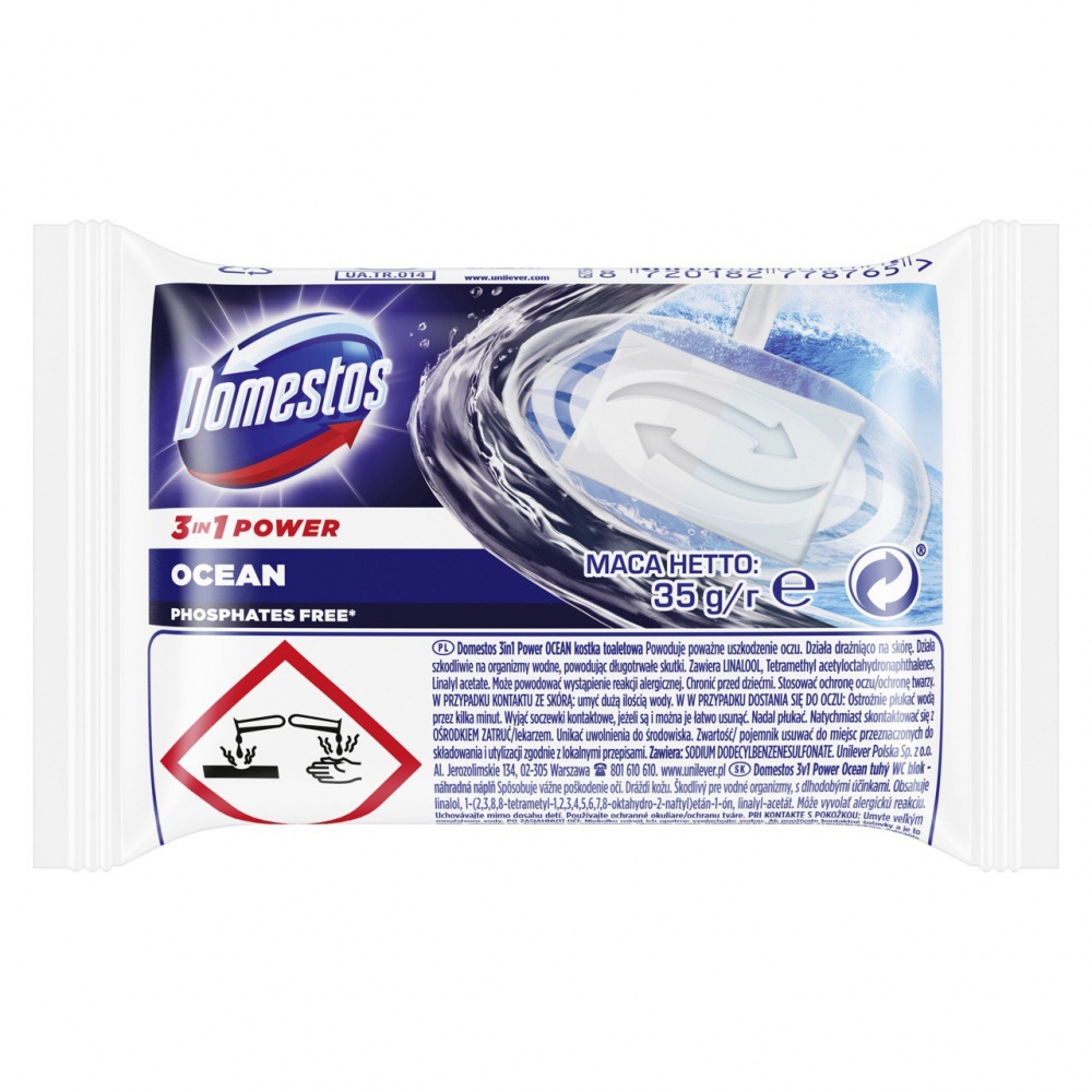 Туалетний блок Domestos Атлантик 35 г 64306951