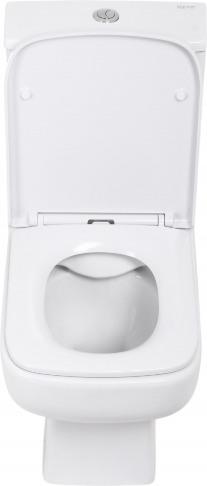 Унитаз-компакт Water House Cube rimless, сид. дюропласт soft-close