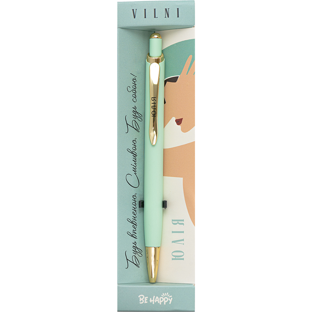 Ручка кулькова Be Happy VILNI/W