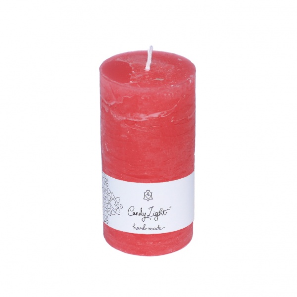 Свеча Цилиндр красный С06*10/1-3.3 Candy Light