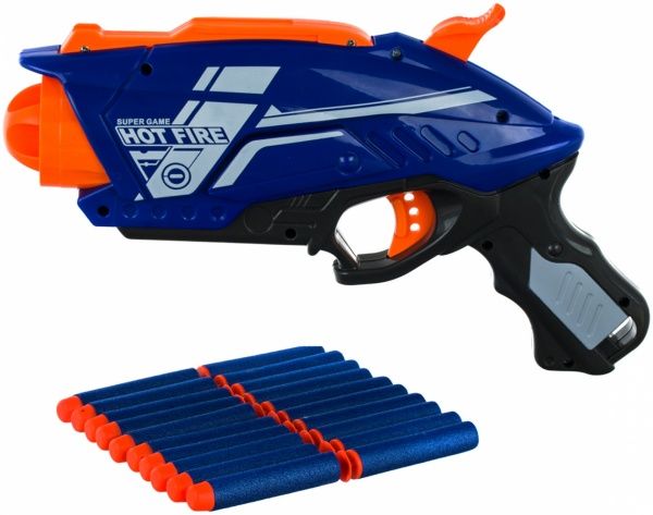 Іграшкова зброя Zecong Toys 10 м’яких куль 10 куль з присосками 7063