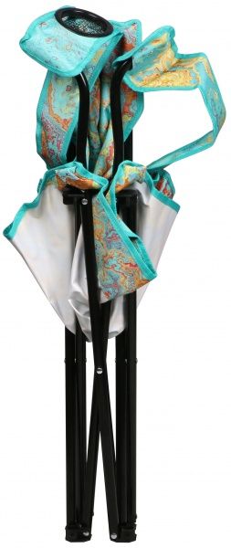 Стул раскладной 50х50х80 см OC00184 бирюза