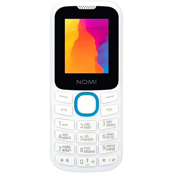 Мобильный телефон Nomi i184 (White-Blue)