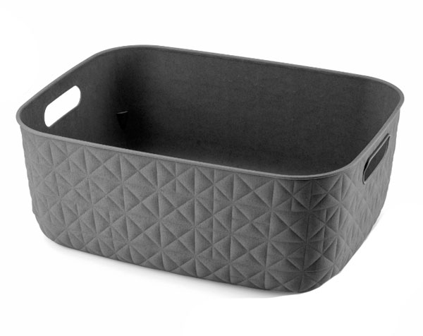Кошик для зберігання Curver 258714 темно-сірий Softex M 12,5 л 143x379x292 мм